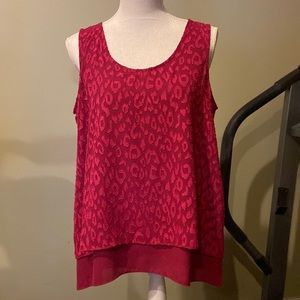 BNWT, Apt. 9 sleeveless blouse, size L